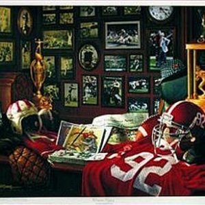 Daniel Moore Crimson Legacy Alabama Football Prints