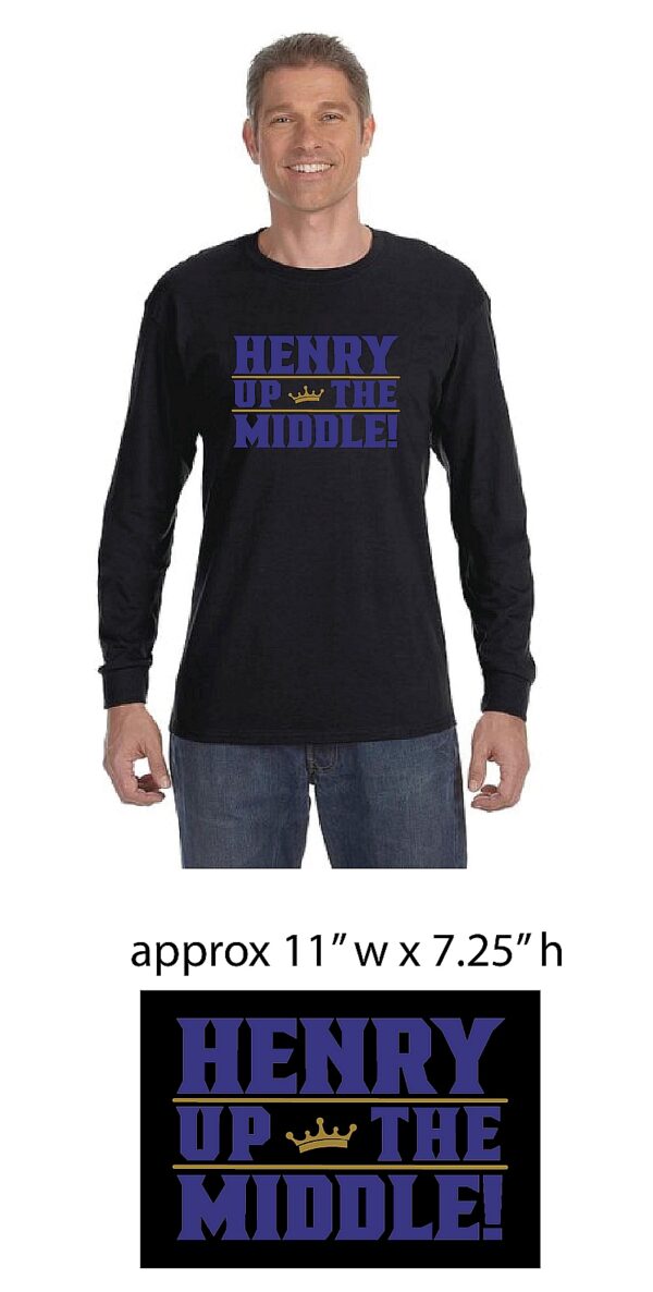 Henry Up the Middle Long Sleeve T Shirts