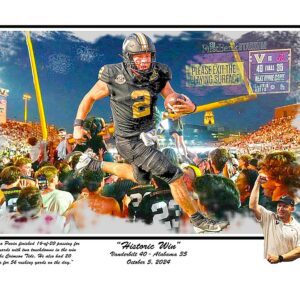 Historic Win Vandy over Bama print