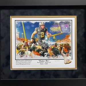 Historic Win Vandy over Bama framed