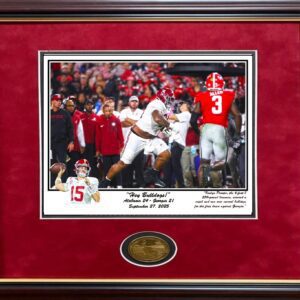 Hey Bulldogs! Proctor framed print with coin