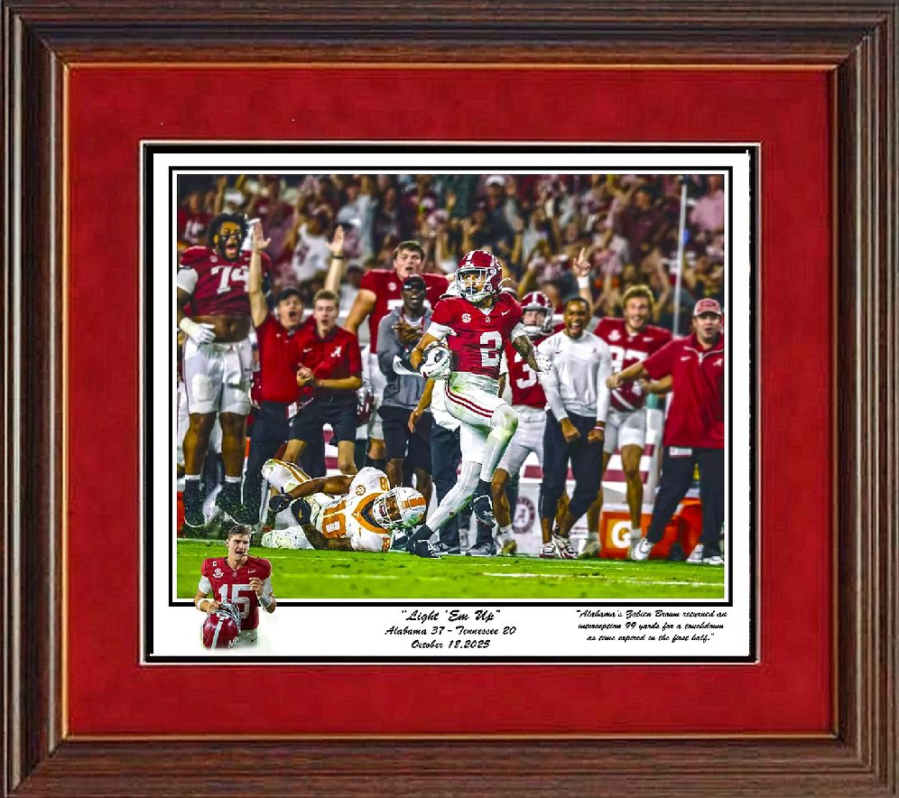 Light'em Up framed print