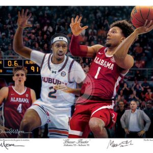 Buzzer Beater Mark Sears Autographed D Moore print