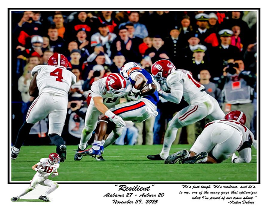 Resilient 2025 Iron Bowl Print