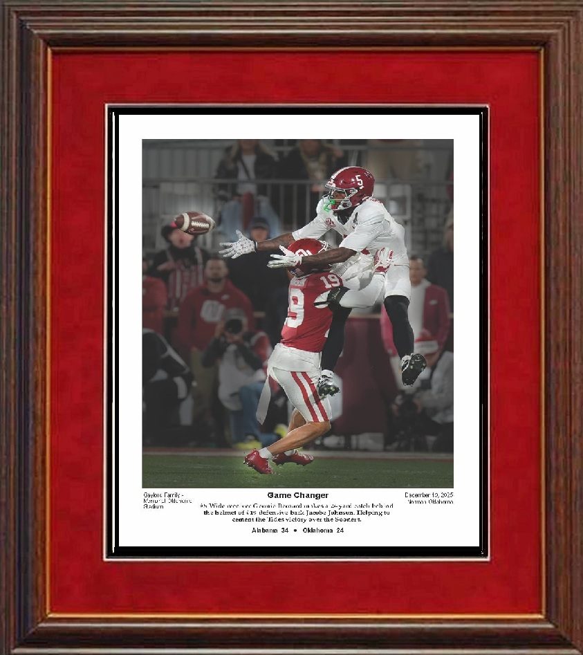 Game Changer Bernard framed print
