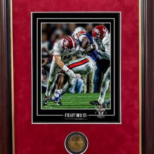 I've Got Your Six 2025 Iron Bowl print framed w/ coin