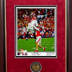 Never Quit Bernard catch framed print and coin