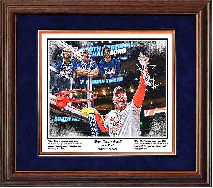 More Than a Coach Bruce Pearl framed print