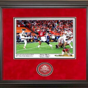 History Made framed print with seal