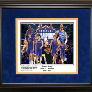 Historic Victory Florida bbal Championship framed print