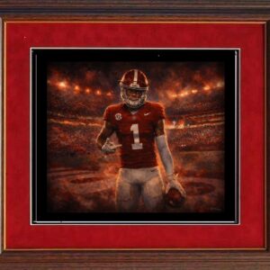 Ryan Coleman-Williams print by Tinney framed